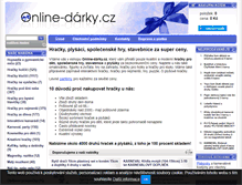 Tablet Screenshot of online-darky.cz